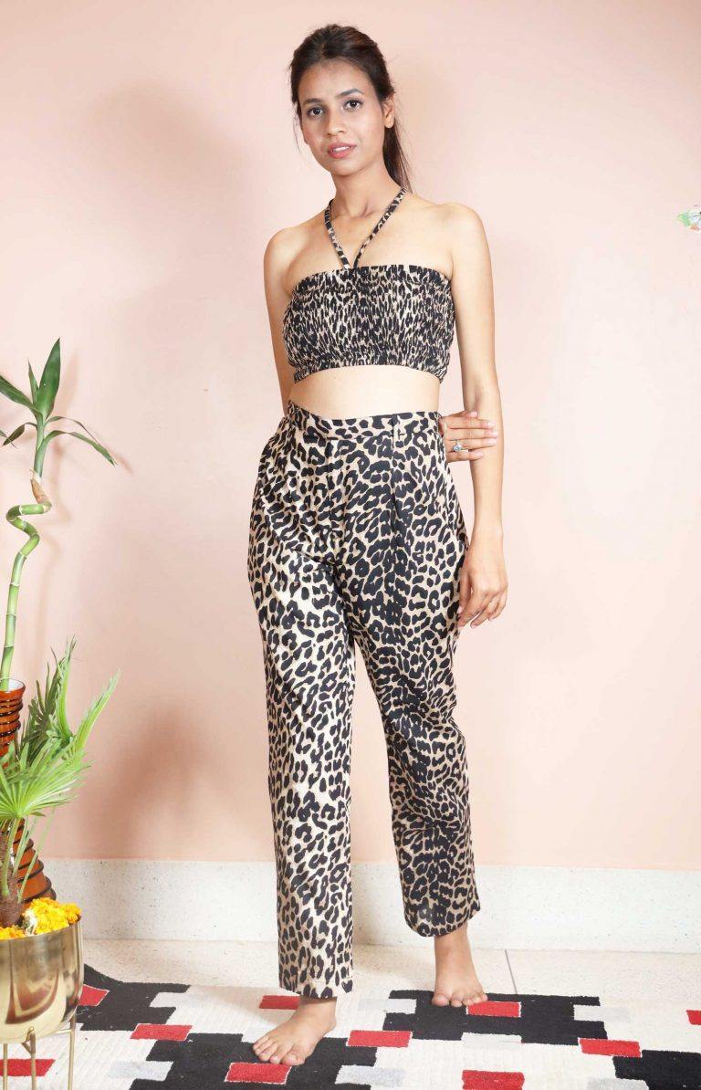 LEOPARD PRINT CO ORD SET