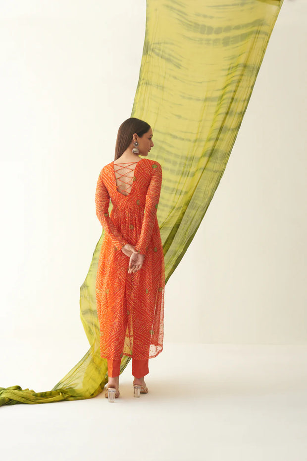 ETI BANDHANI SUIT SET