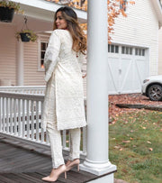 Ivory Embroidered Co-Ord Set