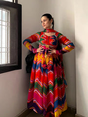 Multi-color Anarkali Set