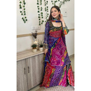 Multi-Color Bandhani Sharara Set