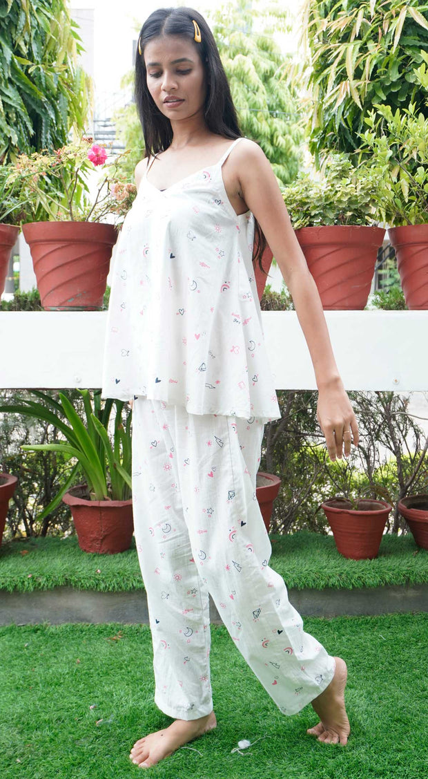 White Cotton Nightwear