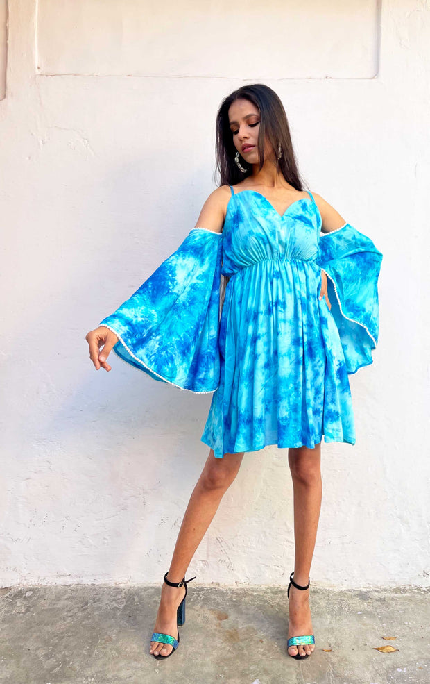 Sky Tie Dye Dress