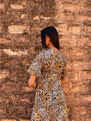 Leopard Print Mini-Dress