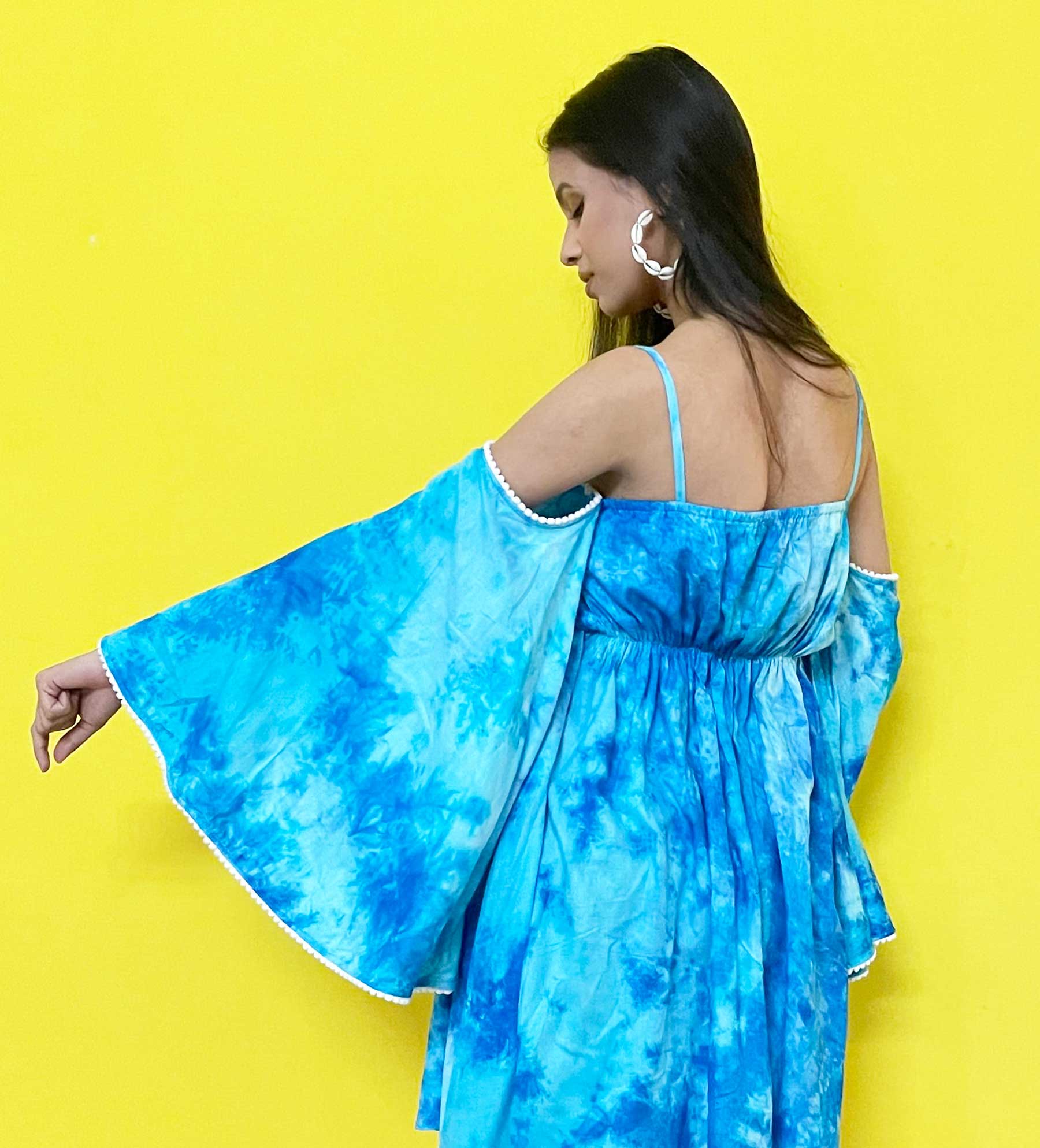 Sky Tie Dye Maxi Dress