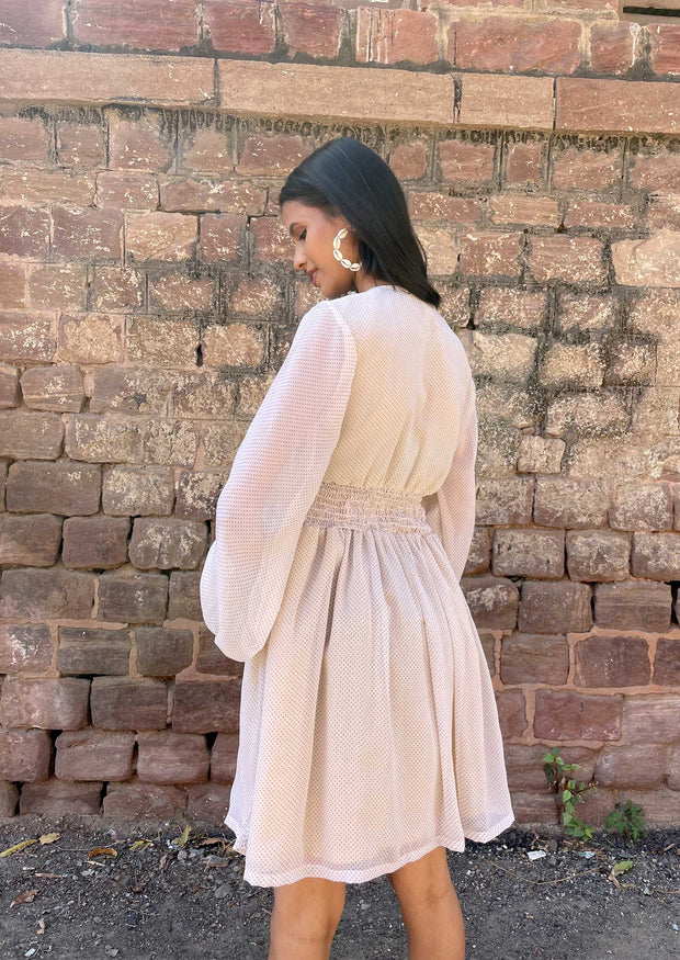 White Chiffon Dress