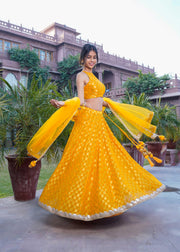 SEA BUCK-THORN LEHENGA SET - Piirona